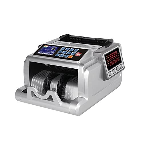 Banknotenzähler Geldzählermaschine, Währungsdetektor mit LCD Gesamtpunktdetektor anzeigen USD Euro Multi-Währungswährungswährungsdetektor UV mg Schnelle Zählung von EKOUQIN