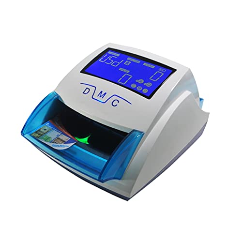 Banknotenzähler HL-550 Tragbarer gefälschter Banknoten -Detektor Mini Money Detector Fälschungswährungsdetektor for UNS Dollar Fake Bill Notes Detacter Schnelle Zählung(Rood) von EKOUQIN
