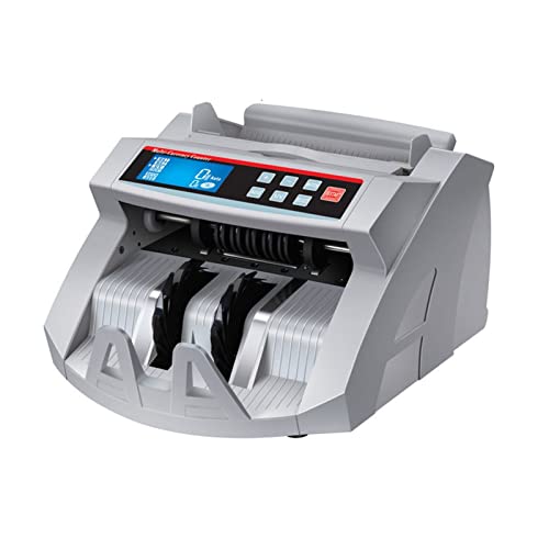 Banknotenzähler LCD Zeigen Sie billige Geldzähler for Papier- und Polymerwährungen mit UVMG Funktion BillNote Counting Machine Money Detector Schnelle Zählung(A) von EKOUQIN