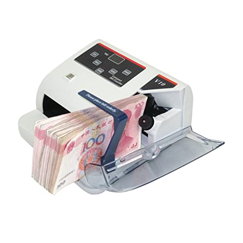 Banknotenzähler Mini -Gelddetektor mit UV mg Wm Rechnungszähler for die meisten Währungsnoten -Rechnungen Bargeldzählmaschine gefälschte Währungsprüfer Schnelle Zählung von EKOUQIN