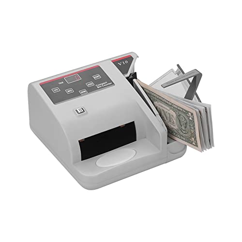 Banknotenzähler Money Counter Machine Portable Mini Money Counter Worldwide Currency Cash Banknote Bill Counting Machine Detector With UV/MG/WM Counterfeit Detection Schnelle Zählung von EKOUQIN