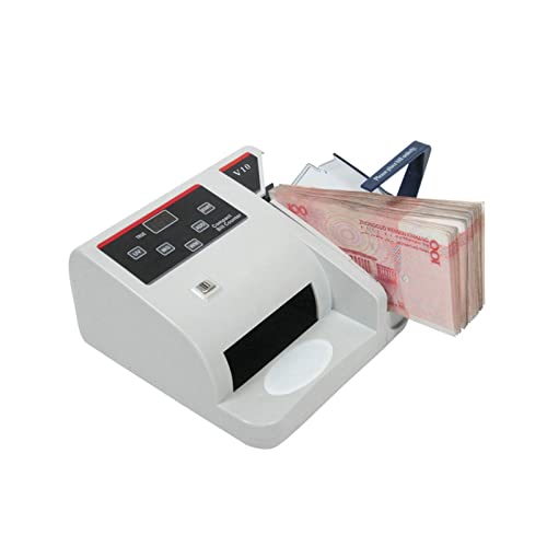 Banknotenzähler Tragbarer Geldzähler Handy Geldzählmaschine mit UV/MW/mg Banknoten -Erkennungsrechnung for kleine Wechselzählermaschine Schnelle Zählung von EKOUQIN