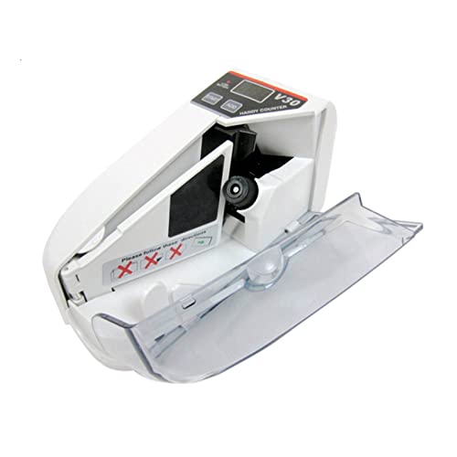Banknotenzähler V30 Mini Tragbarer Rechnungsschalter mit Batterie/Stecker handlichem Geldzählerrechnungs -Rechnungsschalter for Bargeld und Banknote -Papierwährungszählungen Schnelle Zählung von EKOUQIN