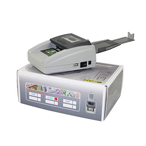 Banknotenzähler Verwendung von Gelddetektor UV/mg Automatische Prüfung for den Euro/Gbp/chf/Rubel/Rmb, kann mehrwährungsdetektor hinzufügen Schnelle Zählung(EUR) von EKOUQIN