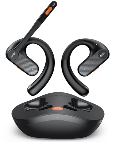 EKSA S30 Open Ear Bluetooth Kabellose Kopfhörer, Bluetooth 5.3 kabellose Headphones mit ENC Mikrofon, 70 Stunden Laufzeit, tiefer Bass, IPX5 wasserdicht, Begleiter bei Büroarbeit/Freizeit/Sports EKSA S30 Open Ear Bluetooth Kabellose Kopfhörer, Bluetooth 5.3 kabellose Headphones mit ENC Mikrofon, 70 Stunden Laufzeit, tiefer Bass, IPX5 wasserdicht, Begleiter bei Büroarbeit/Freizeit/Sports von EKSA