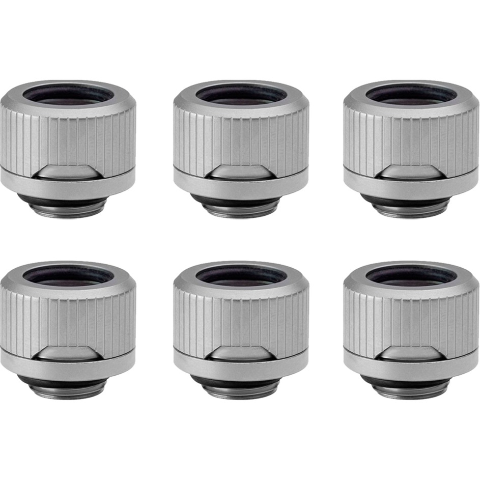 EK-Quantum Torque 6-Pack HDC 14 - Satin Titanium, Verbindung von EKWB