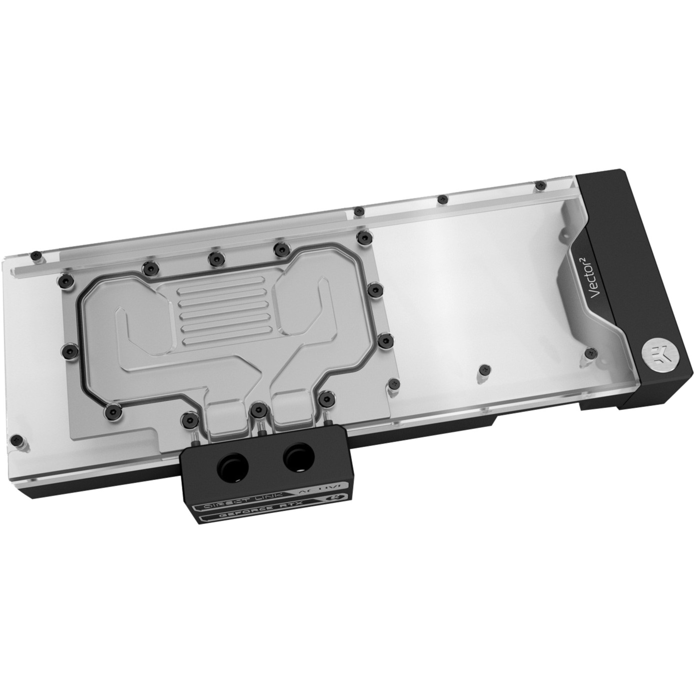 EK-Quantum Vector² XC3 RTX 3080/90 ABP D-RGB - Nickel + Acryl, Backplate von EKWB