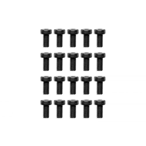 EKWB EK-Loop Innensechskantschrauben-Set, M4 x 8 mm, schwarz, 20 Stück von EKWB