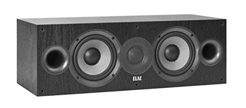 ELAC Debut 2.0 Center-Lautsprecher C5.2, Box für Musikwiedergabe über Stereo-Anlage, 5.1 Surround-Soundsystem, exzellenter Klang und hochwertiges Design, 2-Wege Lautsprecher, Schwarz dekor von ELAC