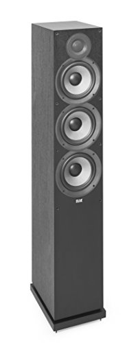 ELAC Debut 2.0 Standlautsprecher F6.2, Box für Musikwiedergabe über Stereo-Anlage, 5.1 Surround-Soundsystem, exzellenter Klang und hochwertiges Design, 3-Wege Lautsprecher von ELAC