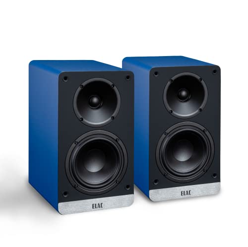 ELAC Kompakt Lautsprecher Debut ConneX DCB41, Boxen für Audiowiedergabe via HDMI, USB, Phono & Bluetooth, exzellenter Klang & hochwertiges Design, 1 Aktivlautsprecher-Set, Blau von ELAC