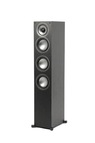 ELAC Uni-Fi 2.0 Standlautsprecher UF52, Stand Speaker für Musikwiedergabe über Stereo-Anlage, 5.1 Surround-Soundsystem, exzellenter Klang und hochwertiges Design, 3-Wege Lautsprecher von ELAC