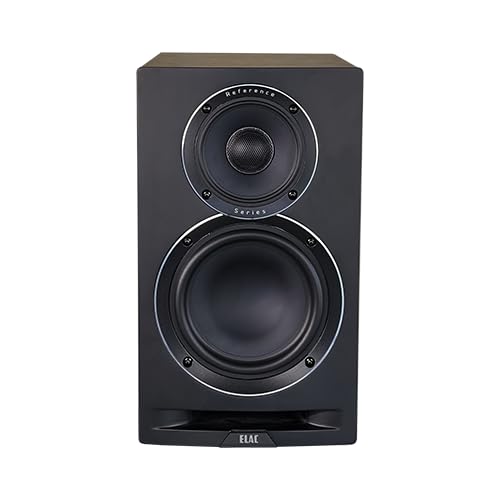 ELAC Uni-Fi Reference UBR62 Kompakt-Lautsprecher – Exklusive 3-Wege Koax HiFi Lautsprecher mit legendärem Klang für Musik & Heimkino – 2 Stück HiFi Lautsprecher passiv im Lieferumfang - schwarz von ELAC