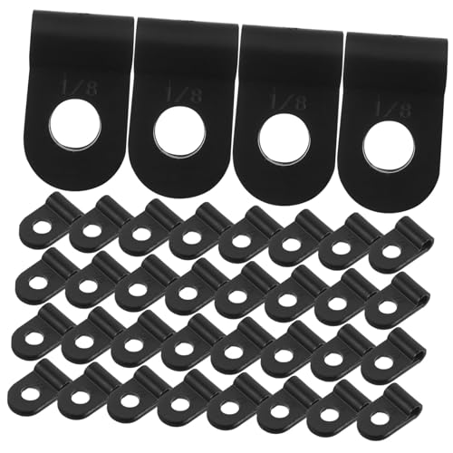 ELAYARD 100Stücke Kabelklemmen Organizer für Kabelmanagement Passend für Kabeldurchmesser Schwarze Kabelbinder für Außen Innenanwendungen für Lichterketten ELAYARD 100Stücke Kabelklemmen Organizer für Kabelmanagement Passend für Kabeldurchmesser Schwarze Kabelbinder für Außen Innenanwendungen für Lichterketten von ELAYARD