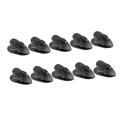 ELAYARD 10Stücke Kopfhörer Kabelclips Drehbare Halterung für Kopfhörerkabel für Headsets Schwarz ELAYARD 10Stücke Kopfhörer Kabelclips Drehbare Halterung für Kopfhörerkabel für Headsets Schwarz von ELAYARD