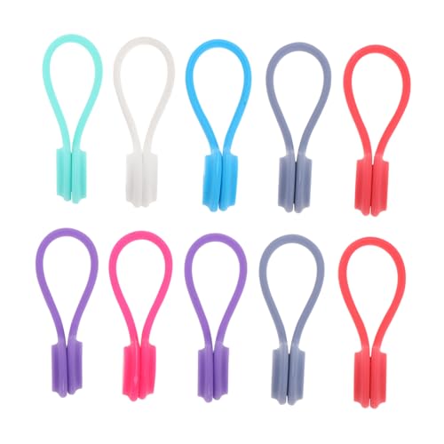 ELAYARD 10Stücke Pack Kabelhalter Magnet Clips für Kabelmanagement Verstellbare Kabelbinder für Netzkabel Ladekabel Kopfhörer Praktisch für Zuhause Büro von ELAYARD