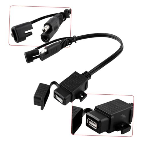 ELAYARD 12V Dual USB Ladegerät Adapter SAE zu USB mit Inline Sicherung Kompatibel mit Handy und GPS Korrosionsbeständig ELAYARD 12V Dual USB Ladegerät Adapter SAE zu USB mit Inline Sicherung Kompatibel mit Handy und GPS Korrosionsbeständig von ELAYARD