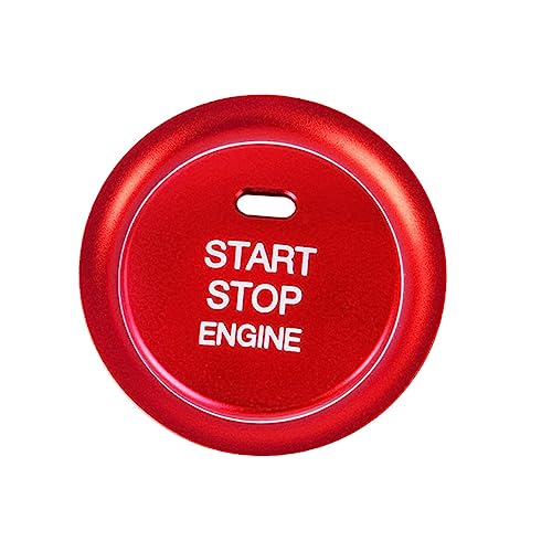 ELAYARD 1Satz Dekorative Ringe Für Start Stopp Taste Zündstarter Abdeckung Für Für Einzigartigen Look Und Einfache Installation von ELAYARD
