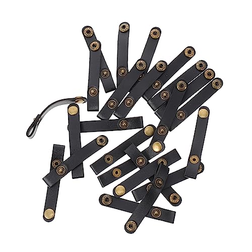 ELAYARD 24Stücke Faux Leder Kabelorganisator Kabelmanagement Clips für Aufgeräumtes Zuhause Büro für Kopfhörer Datenkabel Praktische Stilvolle Lösung ELAYARD 24Stücke Faux Leder Kabelorganisator Kabelmanagement Clips für Aufgeräumtes Zuhause Büro für Kopfhörer Datenkabel Praktische Stilvolle Lösung von ELAYARD
