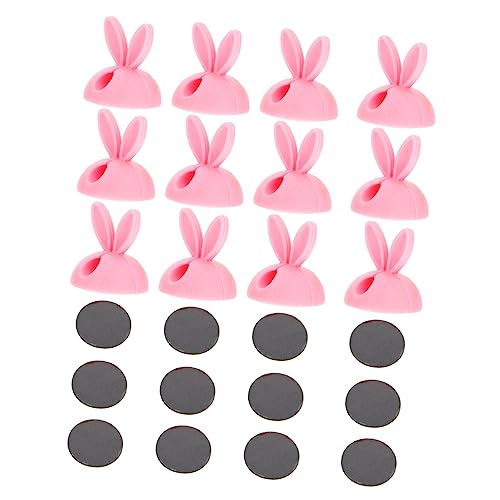 ELAYARD 32Stücke Kabelmanagement Clips Rosa Bunny Klebekabelklemmen für Kabel Drähte Selbstklebende Kabelklemmen zur Ordnung von Kopfhörern Ladegeräten ELAYARD 32Stücke Kabelmanagement Clips Rosa Bunny Klebekabelklemmen für Kabel Drähte Selbstklebende Kabelklemmen zur Ordnung von Kopfhörern Ladegeräten von ELAYARD