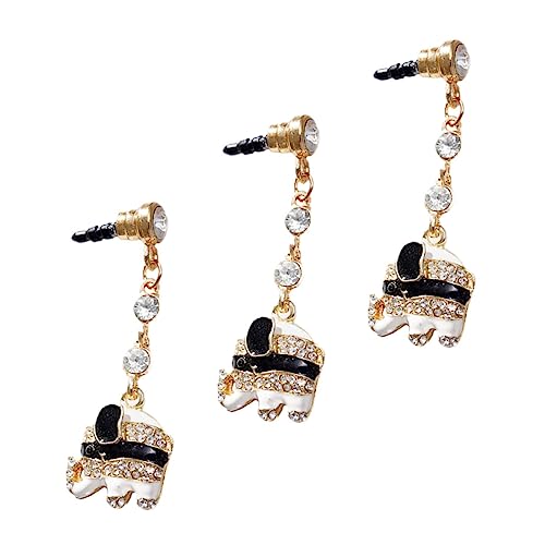 ELAYARD 3Stücke Kopfhörer Jack Charm für Mobiltelefone Elegantes Zubehör für Kopfhörer Buchsen Langlebig Schützt vor Schmutz ELAYARD 3Stücke Kopfhörer Jack Charm für Mobiltelefone Elegantes Zubehör für Kopfhörer Buchsen Langlebig Schützt vor Schmutz von ELAYARD