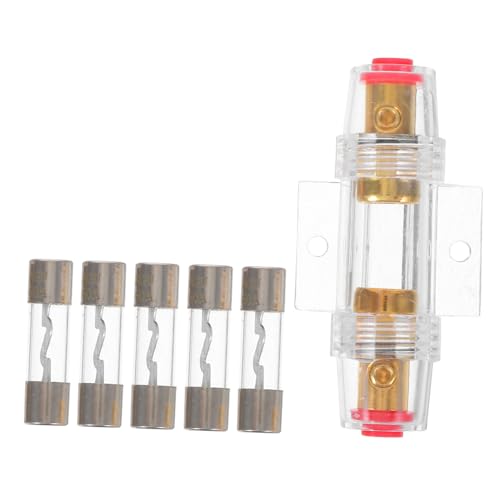 ELAYARD 5Stücke Agu Sicherungshalter Awg mit Flachsicherung Robuster und Temperaturbeständiger Fuse Holder für Kfz und Haushaltsanwendungen für Sichere Stromversorgung ELAYARD 5Stücke Agu Sicherungshalter Awg mit Flachsicherung Robuster und Temperaturbeständiger Fuse Holder für Kfz und Haushaltsanwendungen für Sichere Stromversorgung von ELAYARD