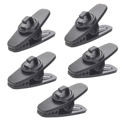 ELAYARD 5Stücke Drehbare Kopfhörerklemmen Flexible Clips für Headset Kabel Schwarz für Kabelorganisation für Verschiedene Headset Modelle Strapazierfähiges Material ELAYARD 5Stücke Drehbare Kopfhörerklemmen Flexible Clips für Headset Kabel Schwarz für Kabelorganisation für Verschiedene Headset Modelle Strapazierfähiges Material von ELAYARD