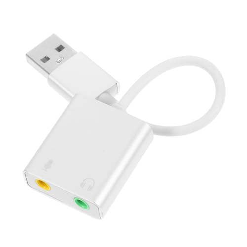 ELAYARD Bequemer Externer Soundkartenkonverter -kopfhörer -Splitter Für Audio -Computer -stereoadapter USB -soundadapter Mit Einfach Zu Bedienender ELAYARD Bequemer Externer Soundkartenkonverter -kopfhörer -Splitter Für Audio -Computer -stereoadapter USB -soundadapter Mit Einfach Zu Bedienender von ELAYARD