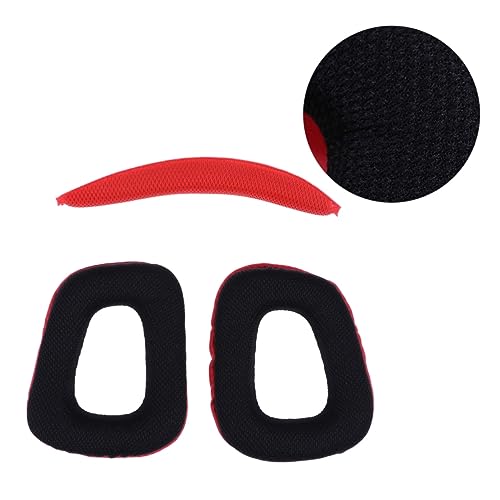 ELAYARD Ersatz Ohrpolster für Kopfhörer Atmungsaktive Mesh Oberfläche Hochelastisches Design Weicher Rot Schwarz Nicht Kompatibel ELAYARD Ersatz Ohrpolster für Kopfhörer Atmungsaktive Mesh Oberfläche Hochelastisches Design Weicher Rot Schwarz Nicht Kompatibel von ELAYARD