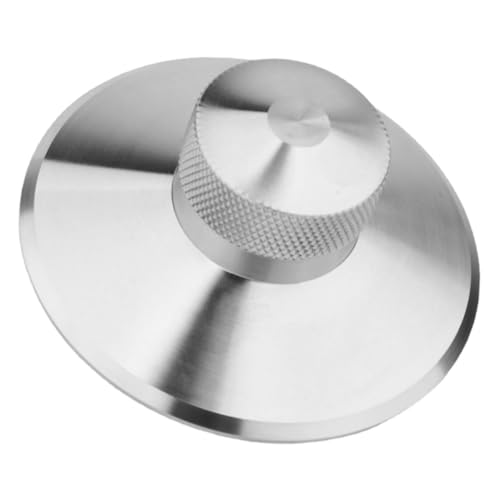 ELAYARD Gewichtsstabilisator aus Vinyl Disk Stabilisator mit Effektiver Vibrationsreduzierung für Schallplattenliebhaber Elegante Silberne ELAYARD Gewichtsstabilisator aus Vinyl Disk Stabilisator mit Effektiver Vibrationsreduzierung für Schallplattenliebhaber Elegante Silberne von ELAYARD
