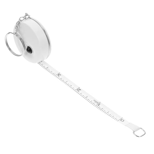 ELAYARD Maßband Für Den Schlüsselanhänger Maßband Aus Stoff Kleiderbandmaß Höhenmaßband Strickzubehör Maßband Mini Maßband Einziehbar Maßband Stoff Kleines Maßband Weiß Abs ELAYARD Maßband Für Den Schlüsselanhänger Maßband Aus Stoff Kleiderbandmaß Höhenmaßband Strickzubehör Maßband Mini Maßband Einziehbar Maßband Stoff Kleines Maßband Weiß Abs von ELAYARD