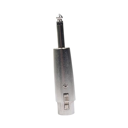 ELAYARD Mono Männlich zu Xlr Weiblich Adapter Audio für Mikrofon Camcorder Videokamera Langlebig Vernickelt für Klangqualität ELAYARD Mono Männlich zu Xlr Weiblich Adapter Audio für Mikrofon Camcorder Videokamera Langlebig Vernickelt für Klangqualität von ELAYARD