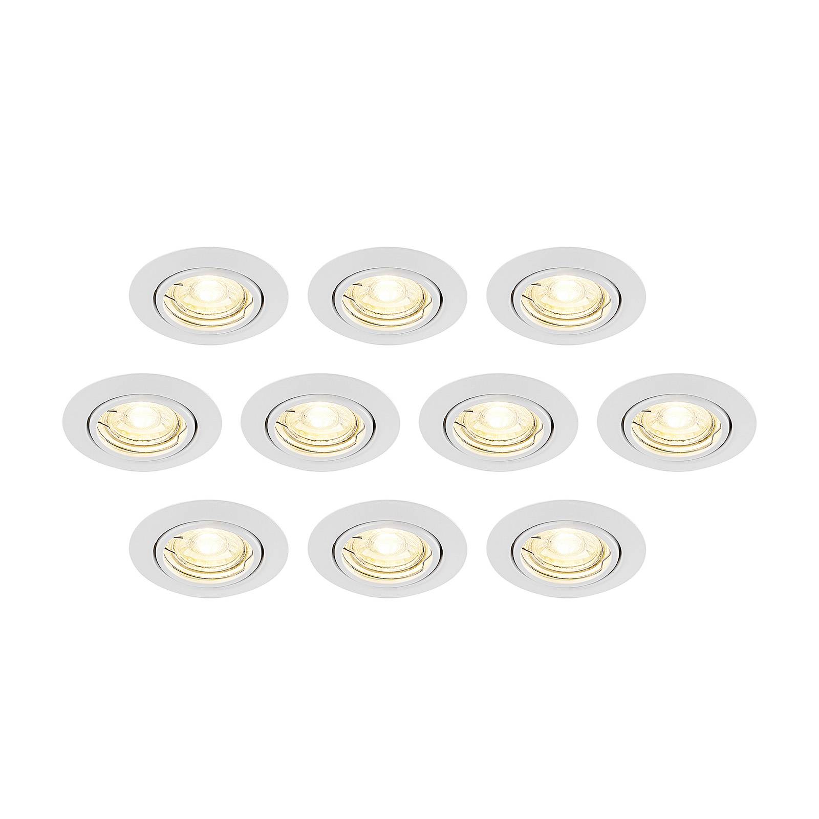 ELC Dakarra Einbaulampe 10er-Set, schwenkbar, weiß ELC Dakarra Einbaulampe 10er-Set, schwenkbar, weiß von ELC