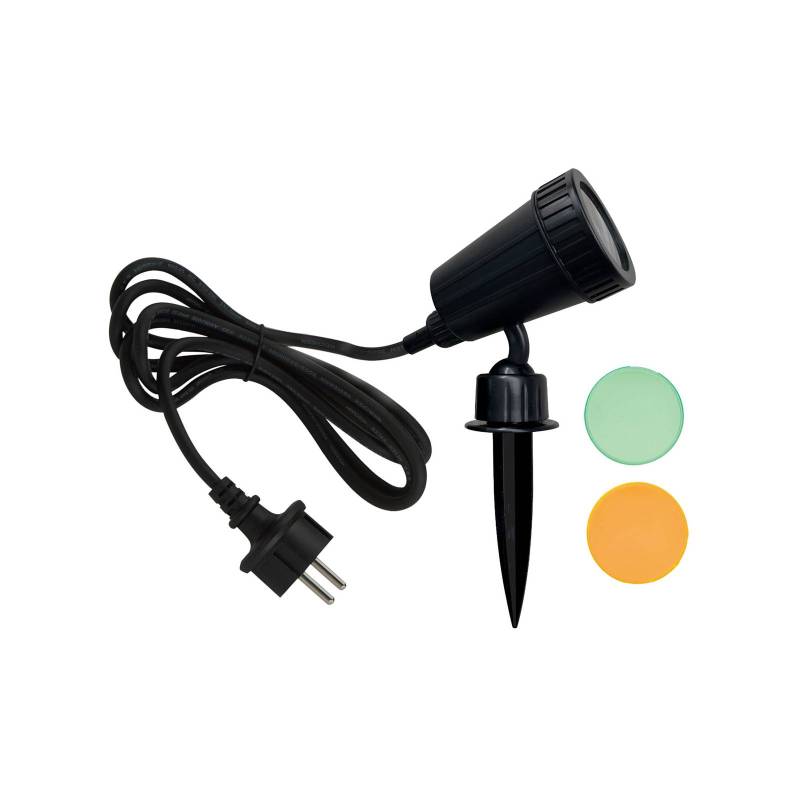 ELC Erdspießstrahler Marleska, Aluminium, schwarz, IP44 von ELC