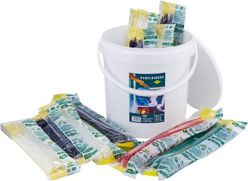 ELC Kabelbinder Kabelbinder-Sortiment 1000-teilig SapiSelco von ELC