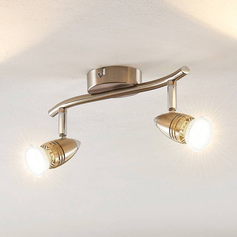 ELC Kalean Deckenstrahler, nickel, 2-flammig von ELC