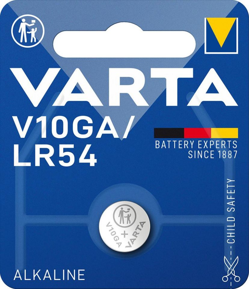 ELC VARTA Electronics Alkali V10GA 1erBli., 1,5V Knopfzelle ELC VARTA Electronics Alkali V10GA 1erBli., 1,5V Knopfzelle von ELC