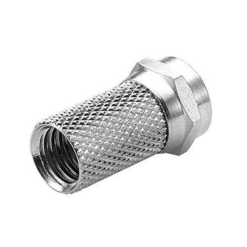 ELCART 10 Stück SAT F-Stecker F-Stecker SAT 3,00 mm für Kabel 3,6 mm mit wasserdichtem Ring von ELCART