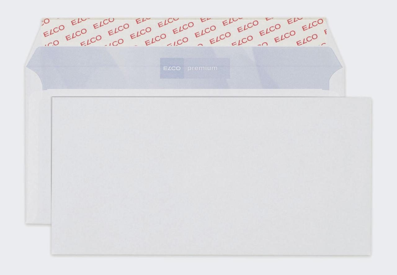 ELCO Briefumschläge DIN lang+ ohne Fenster haftklebend von ELCO