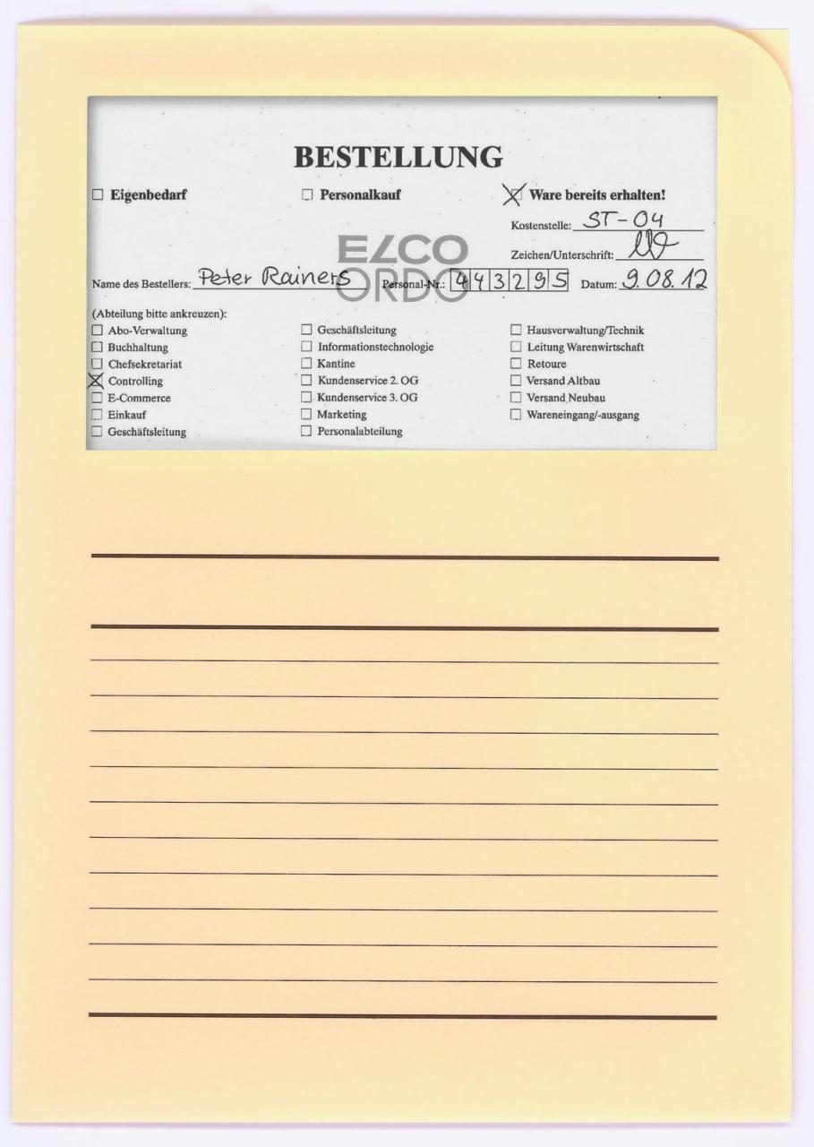 ELCO Sichthüllen DIN A4 chamois ELCO Sichthüllen DIN A4 chamois von ELCO