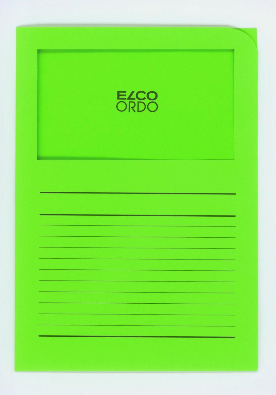 ELCO Sichthüllen DIN A4 intensivgrün 120 g/qm von ELCO