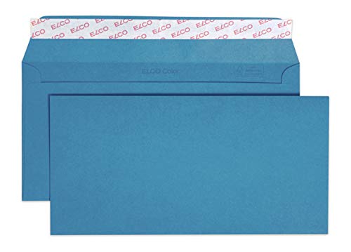 Elco 18833.33 Color Box mit Deckel und 250 Briefumschläge/Versandtasche, Haftklebeverschluss, C5/6 DL, 100g, königsblau, Fenster: nein Elco 18833.33 Color Box mit Deckel und 250 Briefumschläge/Versandtasche, Haftklebeverschluss, C5/6 DL, 100g, königsblau, Fenster: nein von ELCO