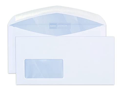 Elco 31497 Premium Briefumschlag, Dinlang, 80 g, weiß von ELCO