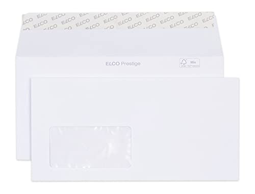 Elco 42779 Prestige Briefumschlag, Dinlang, 120 g, weiß von ELCO