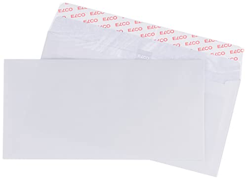 Elco 60281 Briefumschläge ohne Fenster, Format C5/6, Weiß, 500 Stück von ELCO