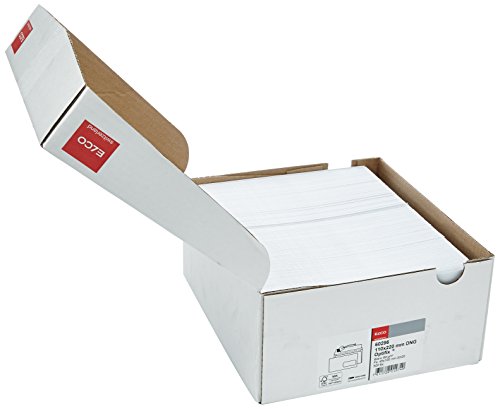 Elco 60296 Briefumschläge mit Fenster, Format C5/6, Weiß, 500 Stück von ELCO