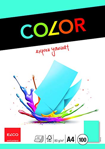 Elco 74616.32 Color Büropapier, A4, 80 g, intensivblau von ELCO
