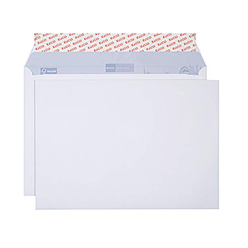 Elco Proclima Umschläge aus neutralem Recyclingpapier FSC-zertifiziert CO2 C4 haftklebend 120 g/m² Karton mit 250 Stück weiß Elco Proclima Umschläge aus neutralem Recyclingpapier FSC-zertifiziert CO2 C4 haftklebend 120 g/m² Karton mit 250 Stück weiß von ELCO