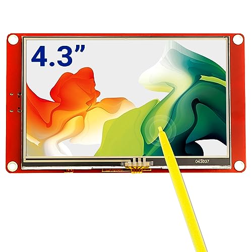 ELECROW ESP32 Display, 4.3 Zoll HMI Display 480x272 RGB TFT Touchscreen Monitor Kompatibel mit AR-duino/LVGL von ELECROW