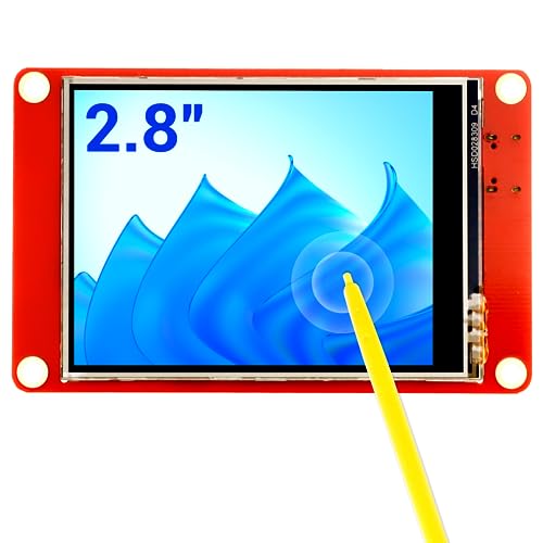 ESP32 Display, 2.8 Zoll HMI 240x320 Display SPI TFT Touchscreen Monitor Kompatibel mit LVGL von ELECROW